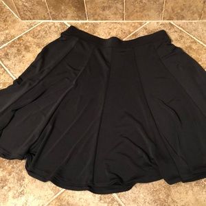 GRACE ELEMENTS BLACK FLARE SKIRT XL skater style